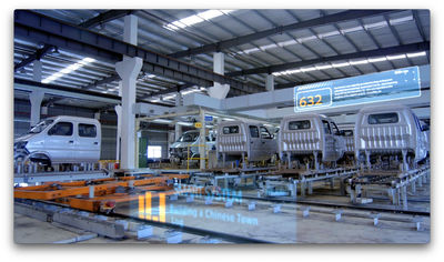 Chongqing Senkai Automobile Sales & Service Co., Ltd. ligne de production en usine